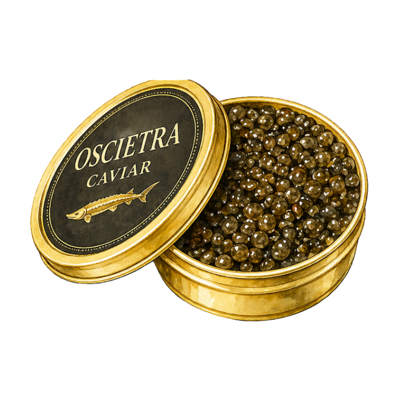 Oscietra Caviar at Ratafia Caviar Bar and Restaurant in Cupecoy, Sint Maarten